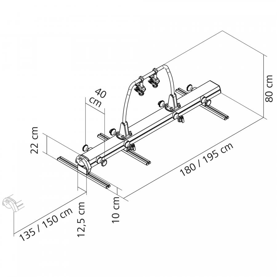 Artikelbild 5 des Artikels “Fahrradträger Thule VeloSlide “